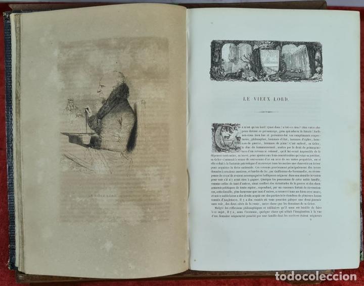 Libros antiguos: LES ANGLAIS. CATEDRATICOS LITERARIOS INGLESES. 2 VOL. L. CURMER. 1840. - Foto 9 - 293591948