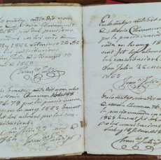 Libros antiguos: LIBRO DE CENSALES. RECTORIA DE SANT BOI DE LLOBREGAT. MANUSCRITO. 1843.. Lote 372350481