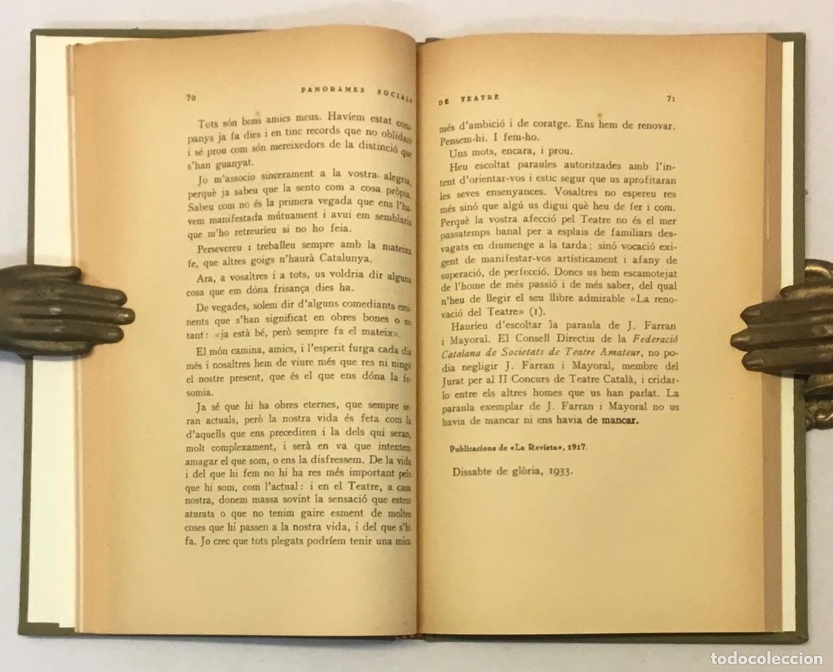 Libros antiguos: PANORAMES SOCIALS. Recull darticles. - TOR, Ramon. - Foto 4