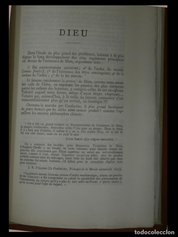 Libros antiguos: Dieu ou Darwin? Jules de Sohet - Foto 4