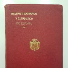 Libros antiguos: RESEÑA GEOGRAFICA ESTADISTICA ESPAÑA. 1914. OBRAS PÚBLICAS, COMUNICACIONES, INSTRUCCIÓN PÚBLICA, RIQ