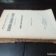 Libros antiguos: 1936 - GABRIEL MARÍA VERGARA MARTÍN. REFRANERO GEOGRÁFICO ESPAÑOL - PRIMERA EDICIÓN