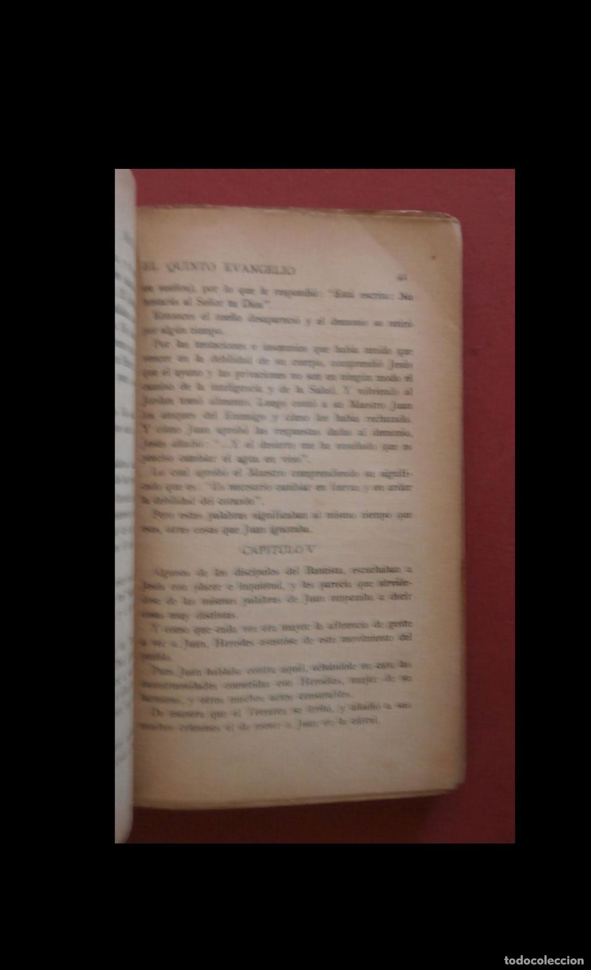 Libros antiguos: El Quinto Evangelio. Han Ryner - Foto 3