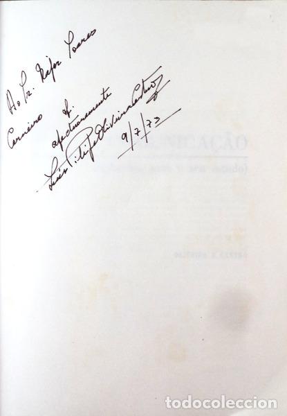 Libros antiguos: OLIVEIRA E CASTRO. - COMUNICA&Ccedil;&Atilde;O. - Foto 3