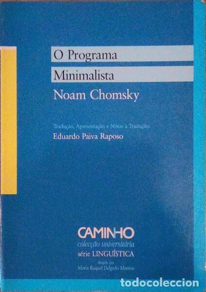 Libros antiguos: CHOMSKY. (Noam) - O PROGRAMA MINIMALISTA. - Foto 1
