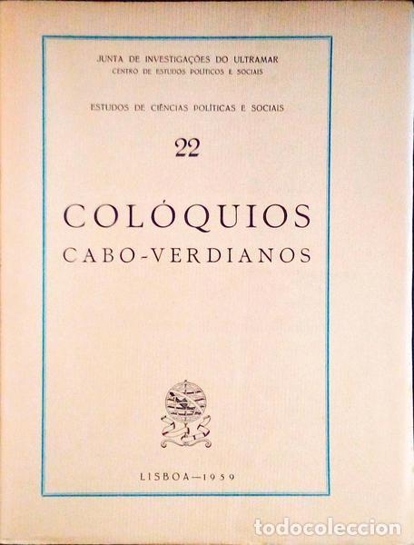 Libros antiguos: COL&Oacute;QUIOS CABO-VERDIANOS. - Foto 1