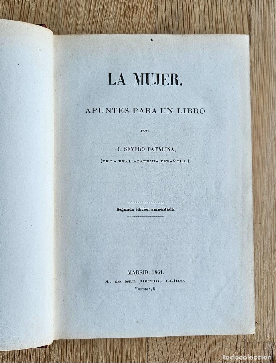 Libros antiguos: La mujer Severo Catalina