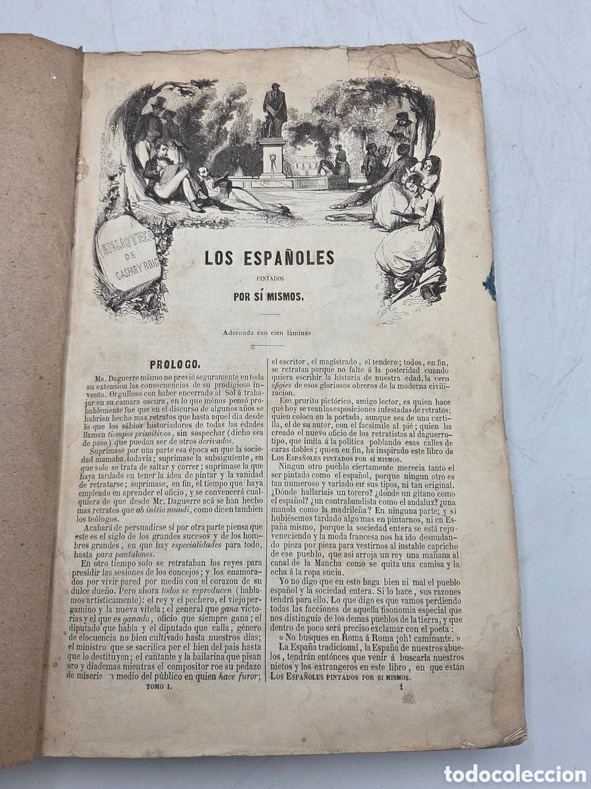 Libros antiguos: LOS ESPA&Ntilde;OLES PINTADOS POR SI MISMOS BIBLIOTECA GASPAR Y ROIG