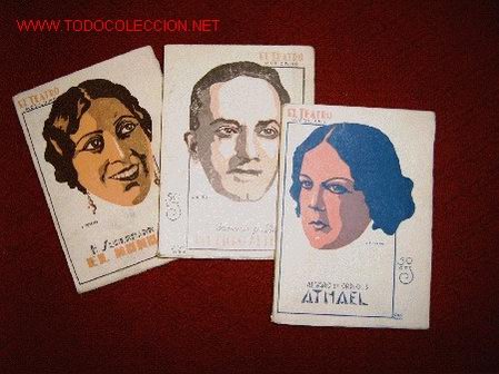 Libros antiguos: ANTIGUOS libretos de TEATRO - Foto 1