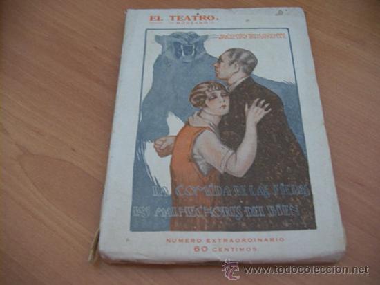 Antiquarische B&uuml;cher: EL TEATRO MODERNO N&ordm; 58. A&Ntilde;O 1926.JACINTO BENAVENTE.LA COMIDA DE LAS FIERAS. (COIB90)