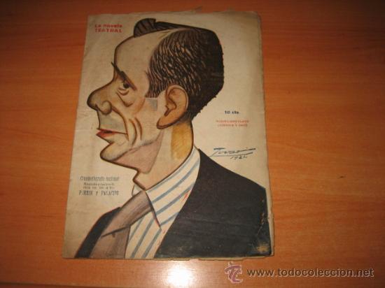 Old books: LA NOVELA TEATRAL.-CINEMATOGRAFO NACIONAL .-GUILLERMO PERRIN Y MIGUEL PALACIOS.1921