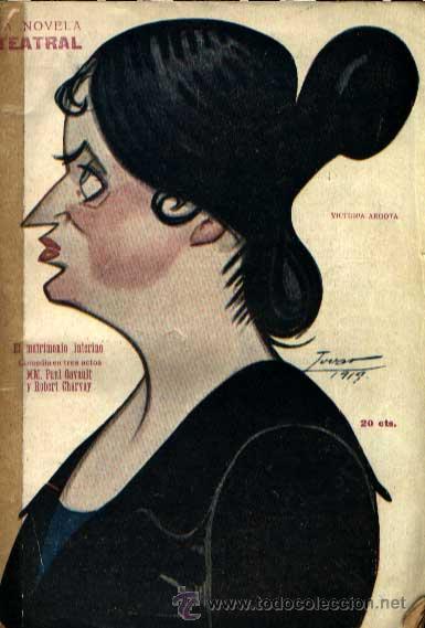 Old books: EL MATRIMONIO INTERINO COMEDIA EN TRES ACTOS DE GAVAULT Y CHARVAY LA NOVELA TEATRAL