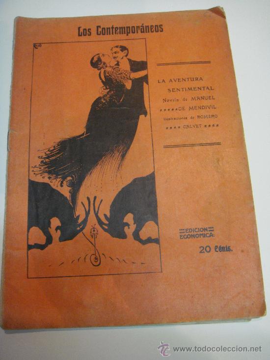 Libros antiguos: LA AVENTURA SENTIMENTAL. Manuel de Mendivil - Foto 1