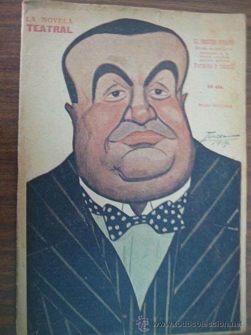 Antiquarische B&uuml;cher: EL OBSCURO DOMINGO. VALENTE, Arquitas. 1919 La novela teatral 117