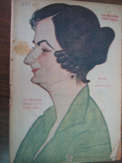 Antiquarische B&uuml;cher: LAS SITUACIONES C&Oacute;MICAS EN EL TEATRO ESPA&Ntilde;OL. S&Aacute;NCHEZ, Araceli. 1920 La novela teatral 180