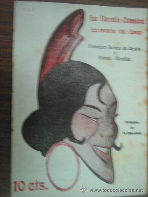 Antiquarische B&uuml;cher: LA MUERTE DEL C&Eacute;SAR. RAMOS DE CASTRO, Francisco y MORILLAS, Antonio. 1919. La novela c&oacute;mica 148