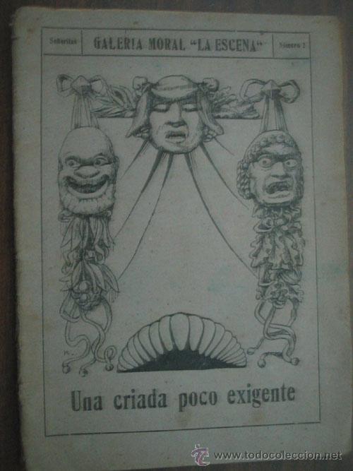 Antiquarische B&uuml;cher: UNA CRIADA POCO EXIGENTE. VILLARD, Georges. Galer&iacute;a moral La escena