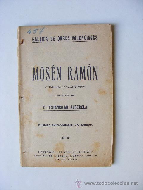 Antiquarische B&uuml;cher: mosen ramon, estanislao alberola, 1928
