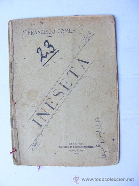 Libros antiguos: ineseta, francisco comes, 1903 - Foto 1
