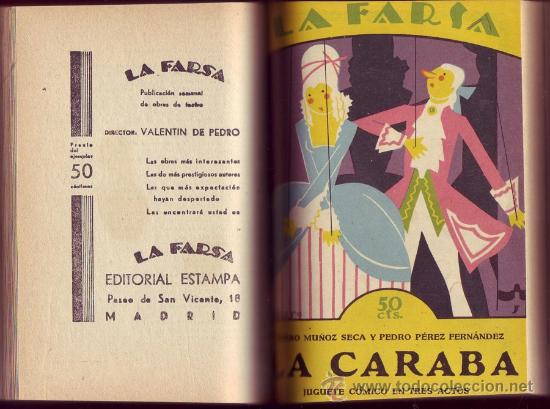 Livres anciens: POCA COSA ES UN HOMBRE; &iexcl;MI PADRE!: LA CARABA y &iexcl;UN MILL&Oacute;N!, Pedro Mu&ntilde;oz Seca y Pedro P&eacute;rez Fern&aacute;nde