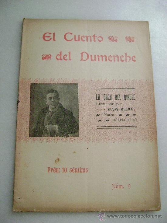 Livros antigos: EL CUENTO DEL DUMENCHE.N&ordm;5.LA CREU DEL DIABLE.  053