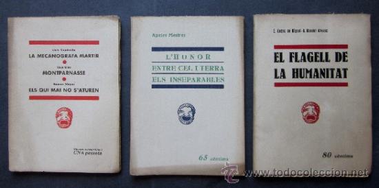 Libri antichi: 3 LIBROS COLECCION CATALUNYA TEATRAL - A&Ntilde;O 1934
