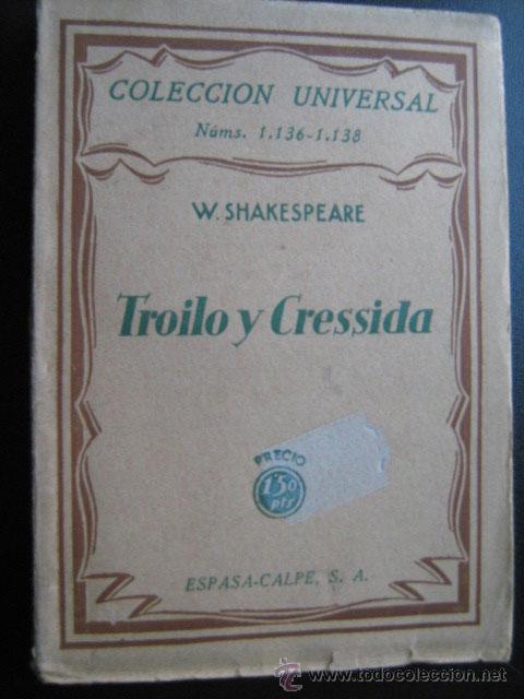 Libros antiguos: TROILO Y CRESSIDA. SHAKESPEARE, W. 1929 - Foto 1