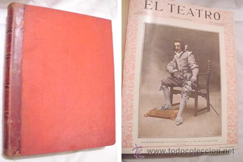 Libros antiguos: EL TEATRO. Del n&ordm; 52 al 63. 1903 - Foto 1