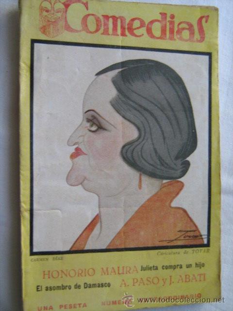 Antiquarische B&uuml;cher: JULIETA COMPRA UN HIJO/ EL ASOMBRO DE DAMASCO.  MAURA, Honorio/ PASO, A. y ABATI, J. 1928
