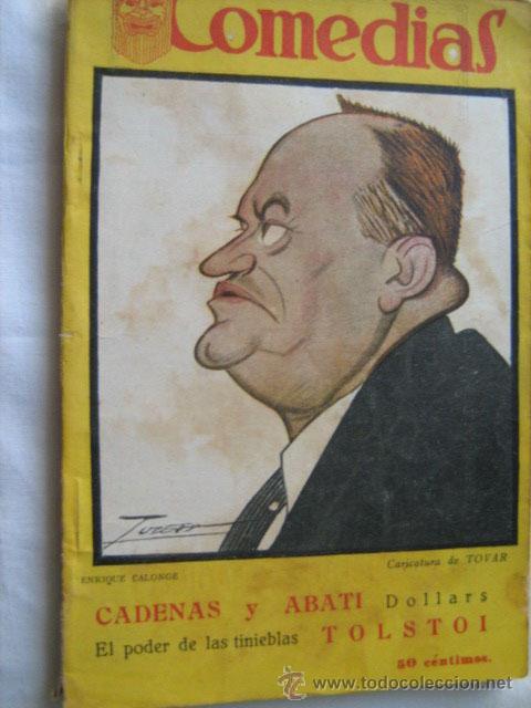 Libros antiguos: DOLLARS/ EL PODER DE LAS TINIEBLAS.  CADENAS Y ABATI/ TOLSTOI. 1927 - Foto 1
