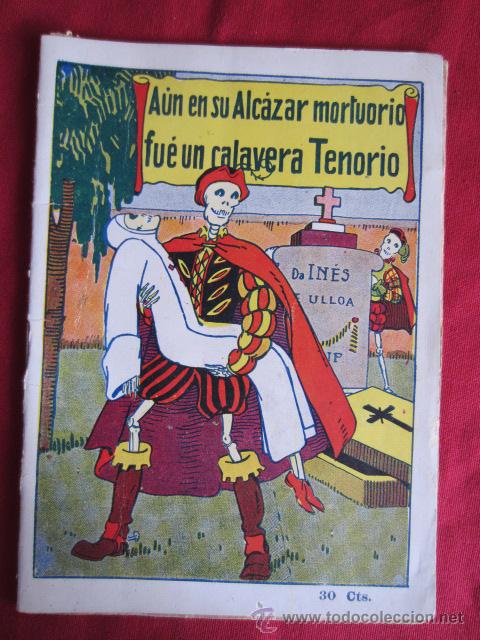 Antiquarische B&uuml;cher: COLECCION TENORIO - A&Uacute;N EN SU ALCAZAR MORTUORIO FU&Eacute; CALAVERA TENORIO