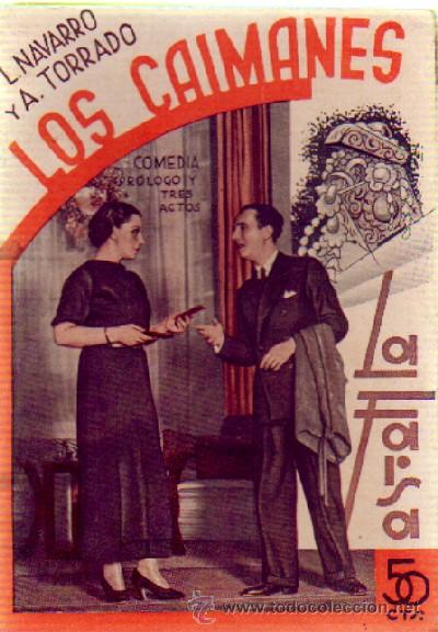 Antiquarische B&uuml;cher: LOS CAIMANES   A-FARSA-054