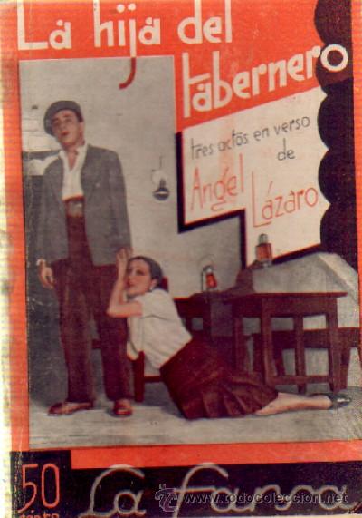 Antiquarische B&uuml;cher: LA HIJA DEL TABERNERO   A-FARSA-095