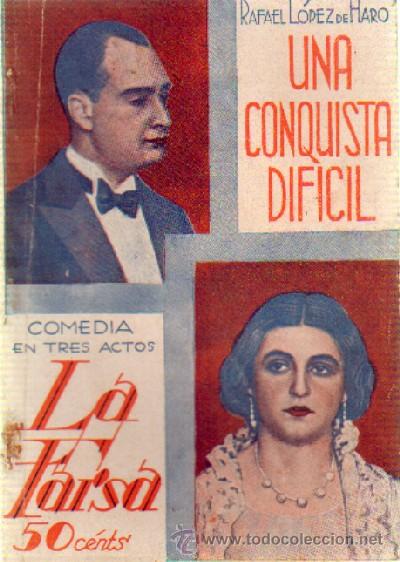 Antiquarische B&uuml;cher: UNA CONQUISTA DIFICIL   A-FARSA-119