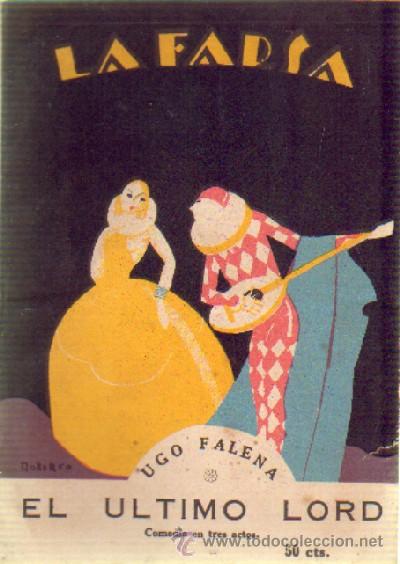 Libros antiguos: EL ULTIMO LORD   A-FARSA-318 - Foto 1