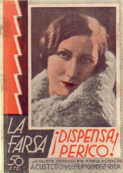 Livros antigos: DISPENSA PERICO A-FARSA-320