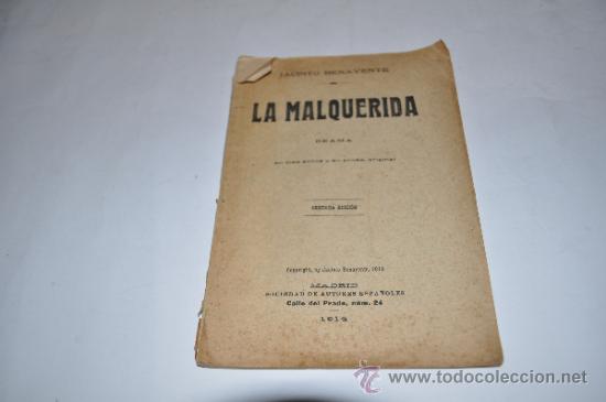 Libros antiguos: La malquerida JACINTO BENAVENTE  RA985 - Foto 1