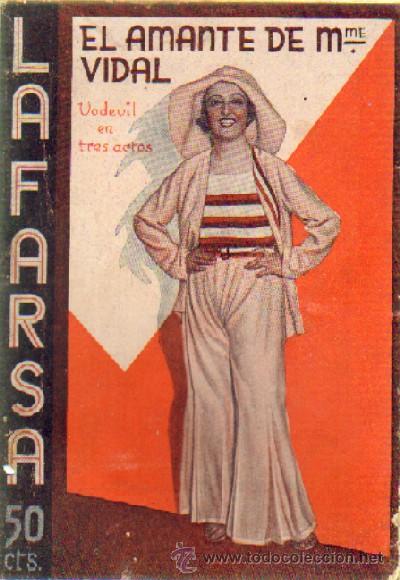 Antiquarische B&uuml;cher: EL AMANTE DE MADAME VIDAL   A-FARSA-390