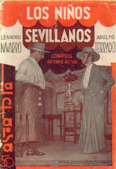 Antiquarische B&uuml;cher: LOS NI&Ntilde;OS SEVILLANOS   A-FARSA-413