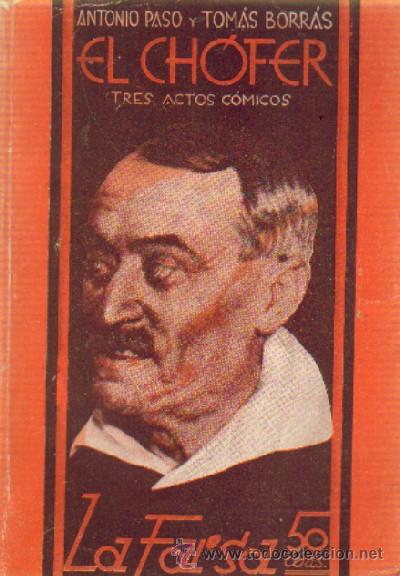 Libros antiguos: EL CHOFER   A-FARSA-469 - Foto 1