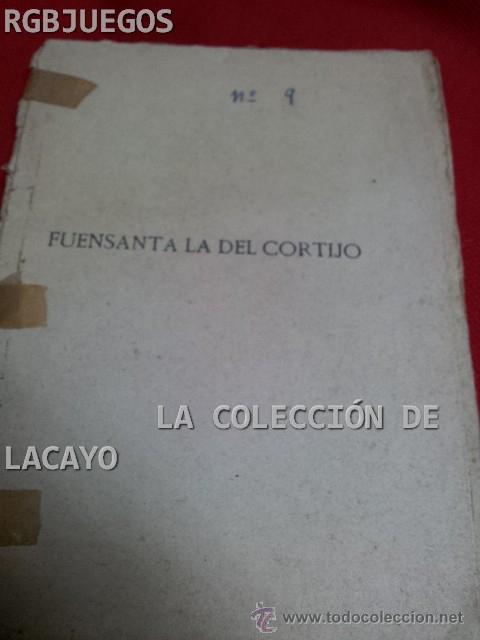 Libros antiguos: FUENSANTA LA DEL CORTIJO - Foto 1