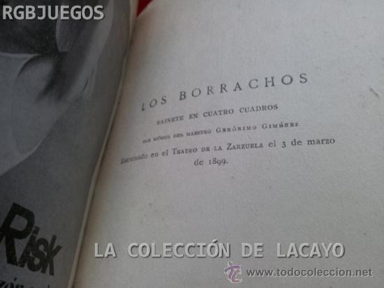 Libros antiguos: LOS BORRACHOS - Foto 1