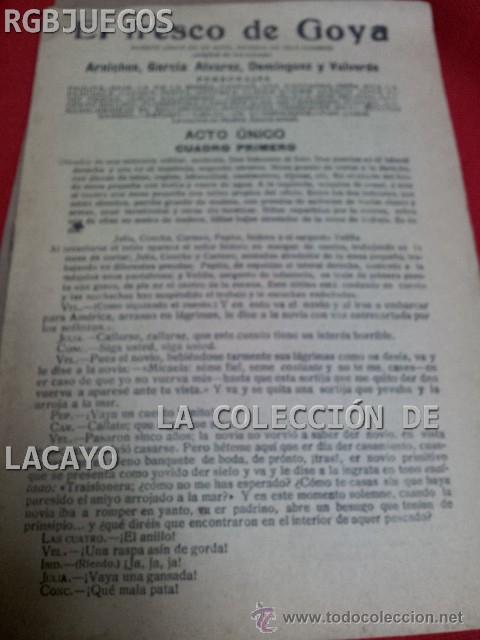 Libros antiguos: EL FRESCO DE GOYA - Foto 1