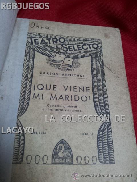 Libros antiguos: ! QUE VIENE MI MARIDO ! - Foto 1