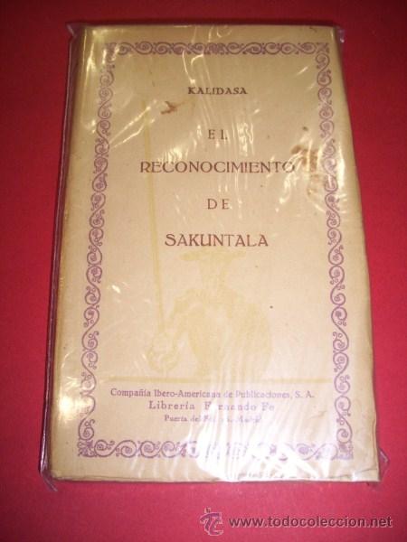 Libros antiguos: KALIDASA - El reconocimiento de Sakuntala - Foto 1