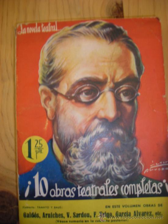 Libri antichi: LA NOVELA TEATRAL  &iexcl;10 OBRAS TEATRALES COMPLETAS!    TOMO 12