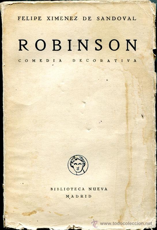 Libros antiguos: 1928: robinson. comedia decorativa - Foto 1