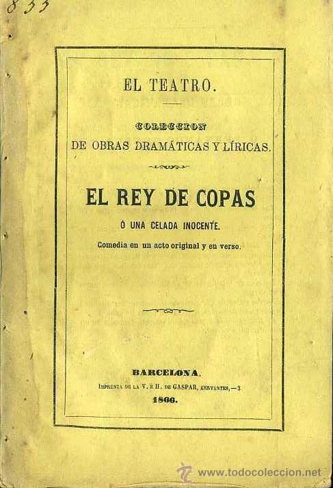 Libros antiguos: FERNANDO GUERRA : EL REY DE COPAS (1866) - Foto 1