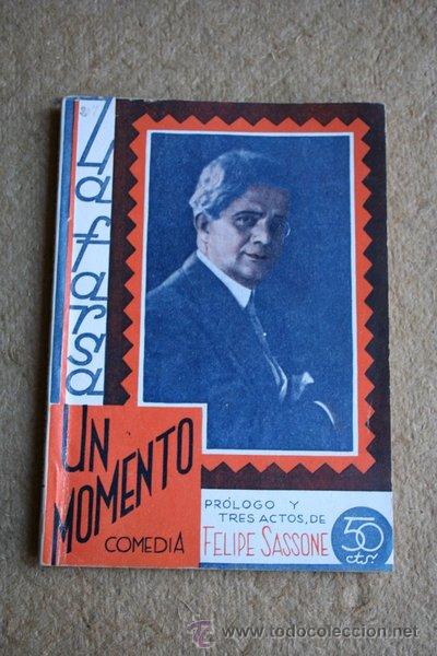 Libros antiguos: Un momento. Sassone (Felipe) - Foto 1