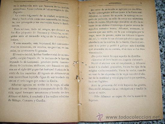 Libros antiguos: EL ALCAZAR DE LAS PERLAS, pr F. Villaespesa - Renacimiento - ESPAÑA - 1912 - Foto 3 - 38743263